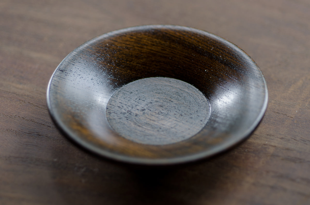 Small wooden teapot made in Japan 90mm