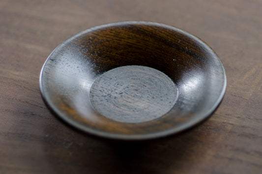 Tea Travel Japanese Wooden Small Tea Saucer 90mm