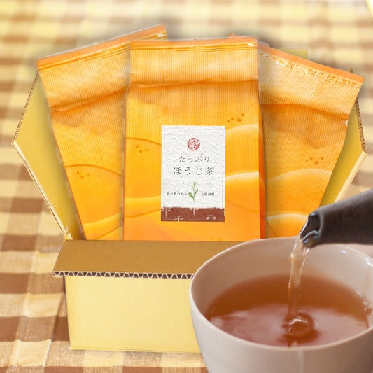 Chawa-ya Plenty of Hojicha 900g (300g x 3 bottles) (Free shipping)