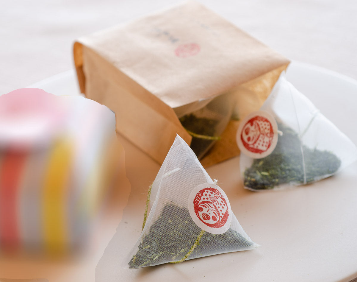 Tea Petit Gift Chawaya Eighty-eighth Night Tea Tea Bags 2.5g x 3 Cute Japanese Pattern Petit Gift