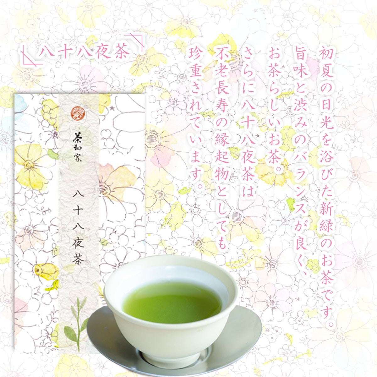 2023 Japanese tea gift Kakegawa deep steamed tea 100g 2 types (first harvest tea 100g, special 88 night tea 100g)