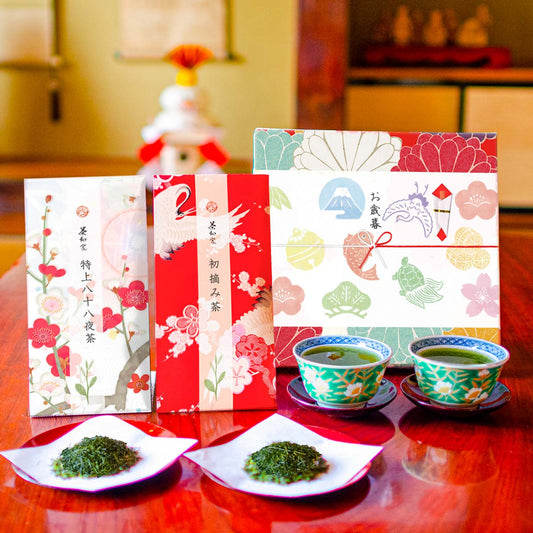 2023 Japanese tea gift Kakegawa deep steamed tea 100g 2 types (first harvest tea 100g, special 88 night tea 100g)