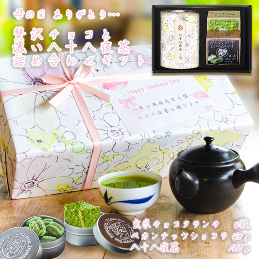 2023 Japanese tea gift Kakegawa deep steamed tea 100g 2 types (first harvest tea 100g, special 88 night tea 100g)