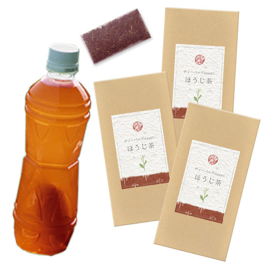 Chawaya Hojicha PET bottle 500ml tea bags 2.5g 20 pieces x 3 set Free shipping