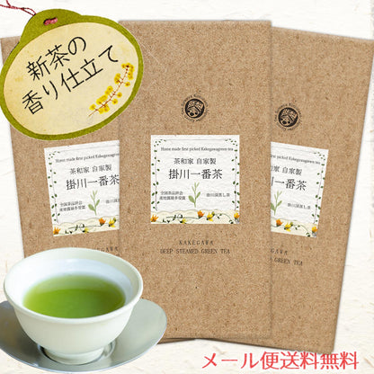 Chawaya Homemade Kakegawa Ichibancha 100g Deep Steamed Tea